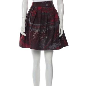 Halston Heritage Silk Mini Skirt